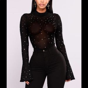 Rhinestone bodysuit